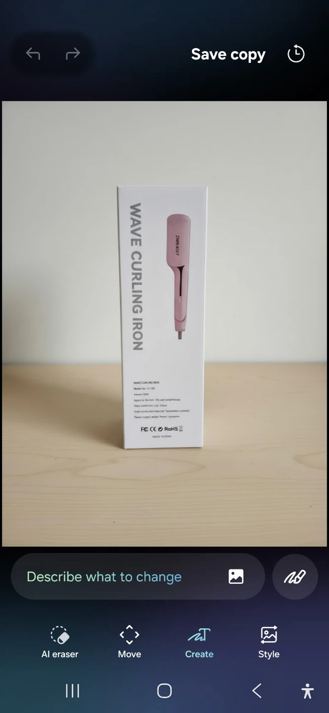 Zwikagef Wave Curling Iron - Pink - photo 2