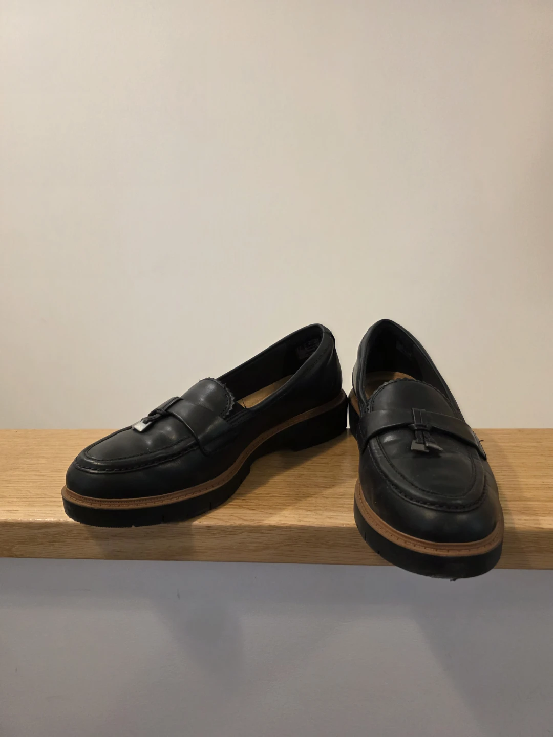 Clarks Collection Black Leather Loafers - photo 2