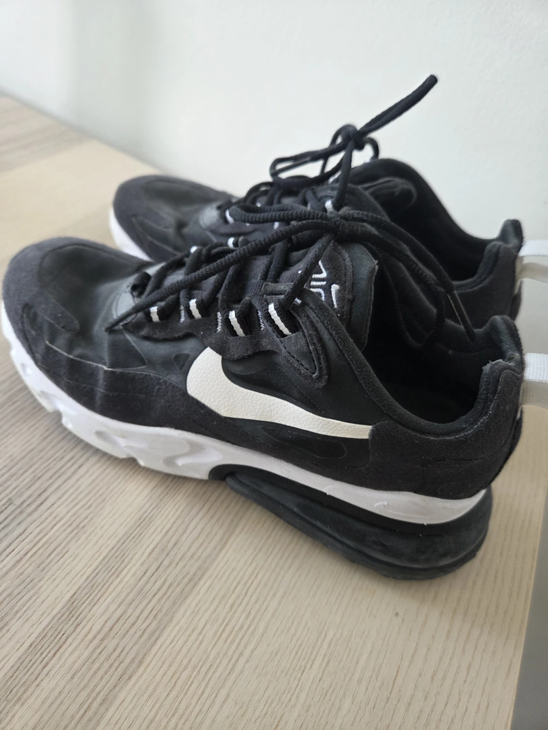 Nike Air Max 270 React in Classic Black & White - photo 2