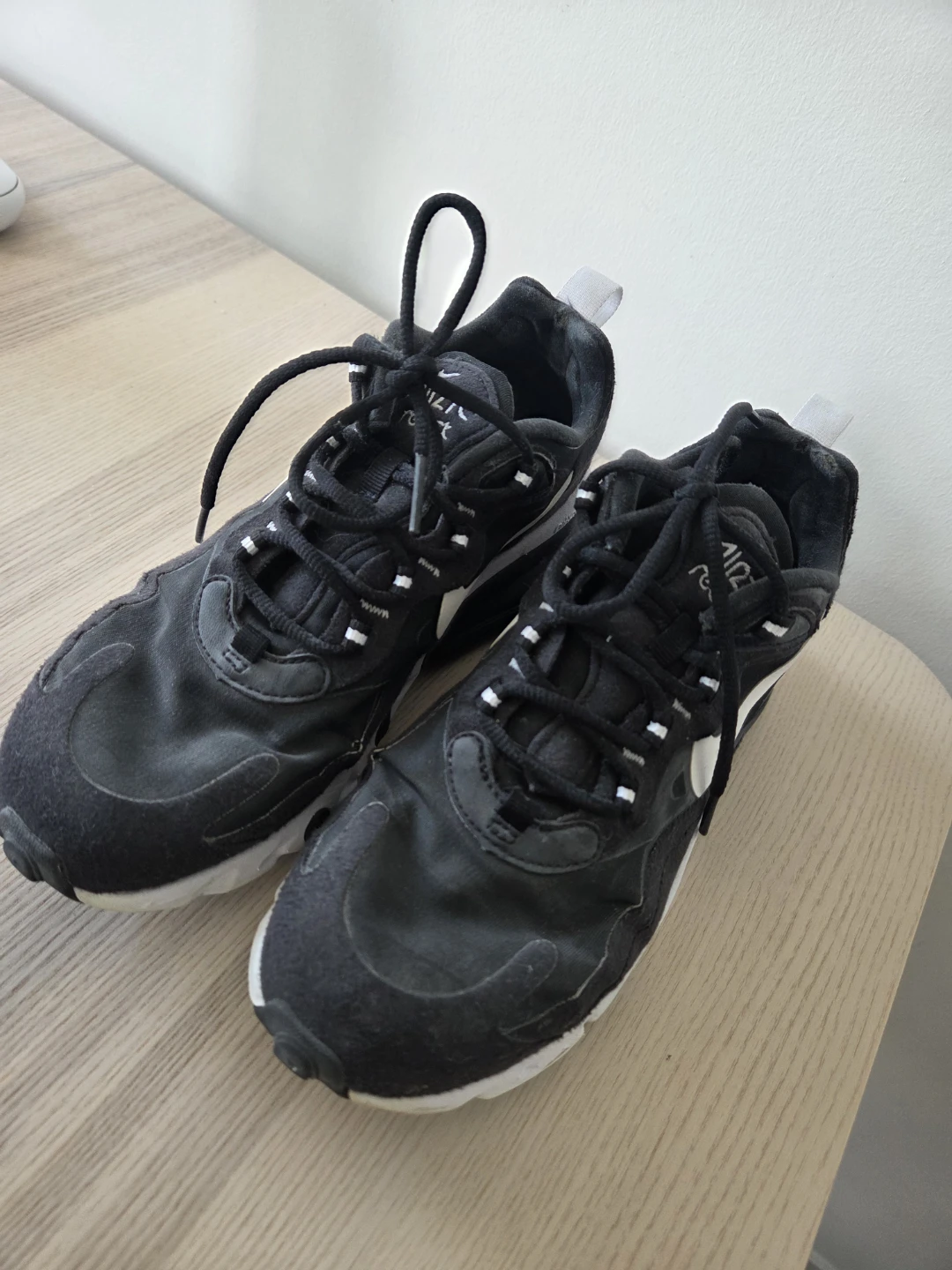 Nike Air Max 270 React in Classic Black & White - photo 3