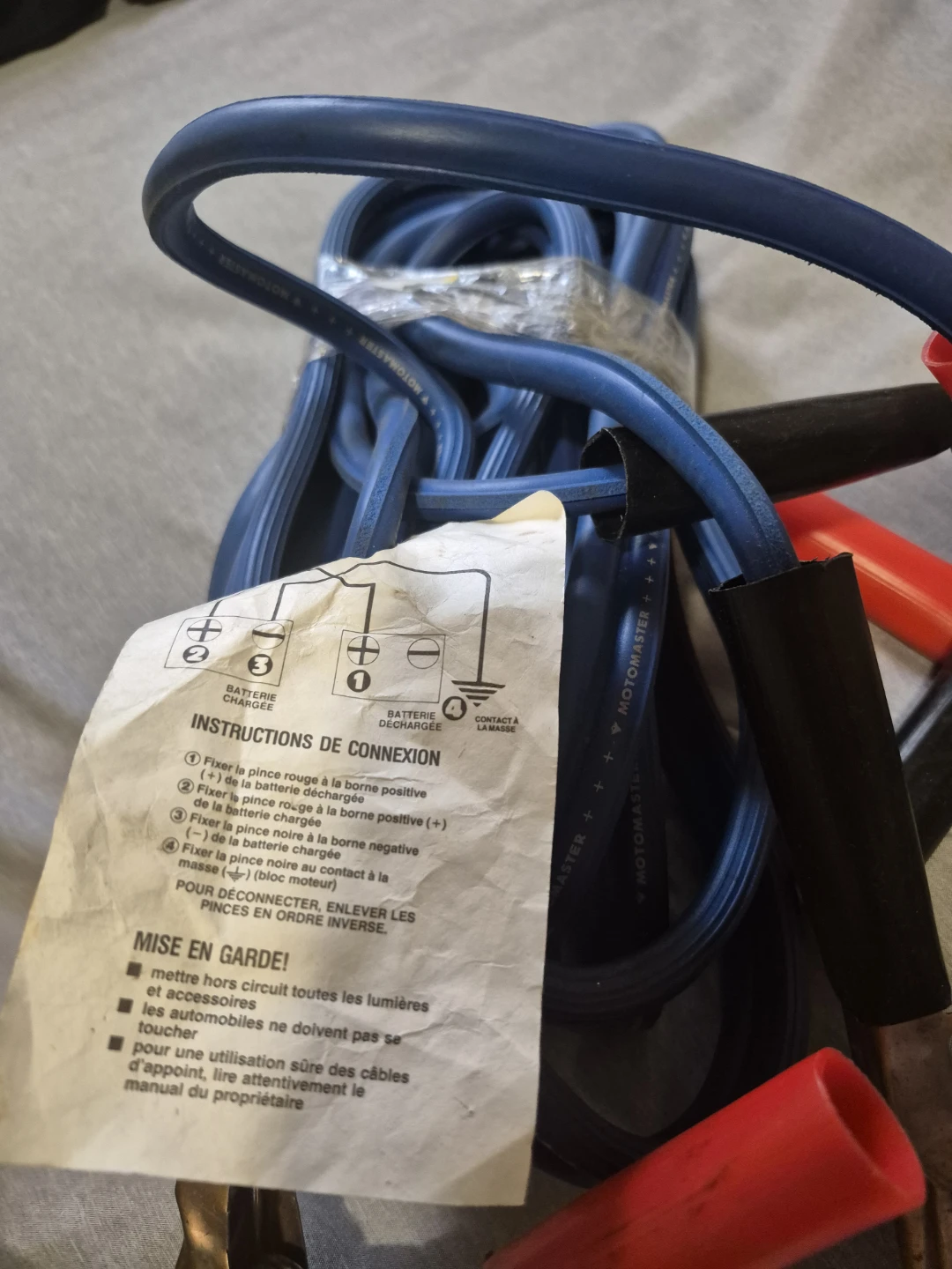 Motomaster Booster Cables