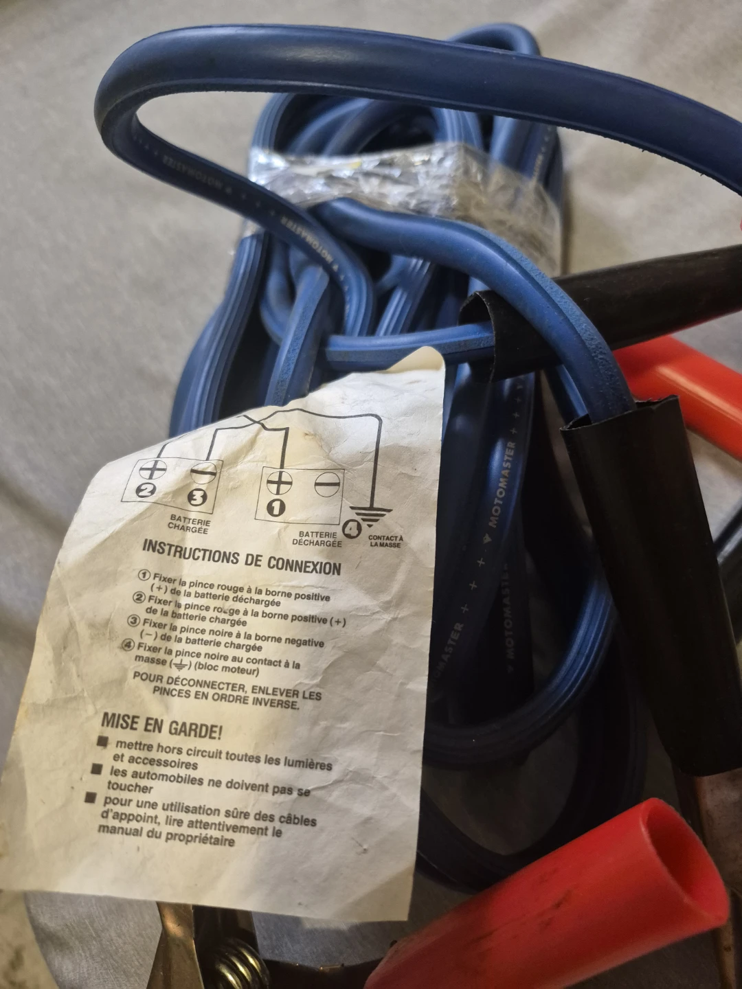 Motomaster Booster Cables - photo 2