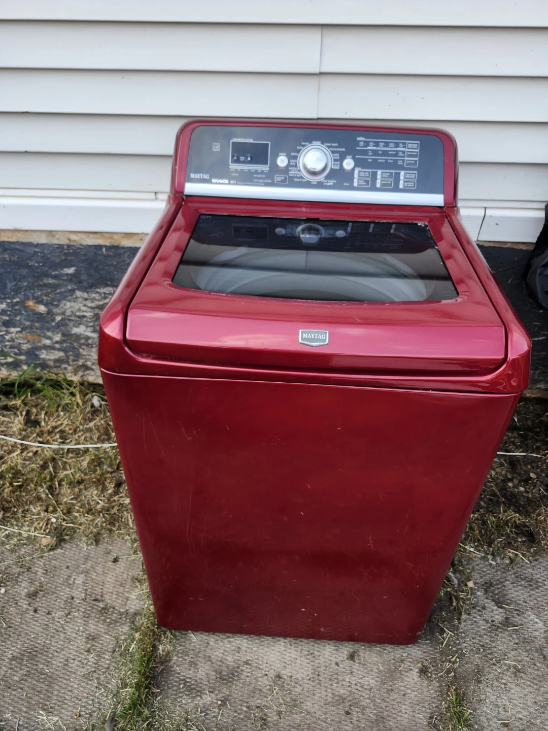 Maytag Bravos XL Washing Machine - Red
