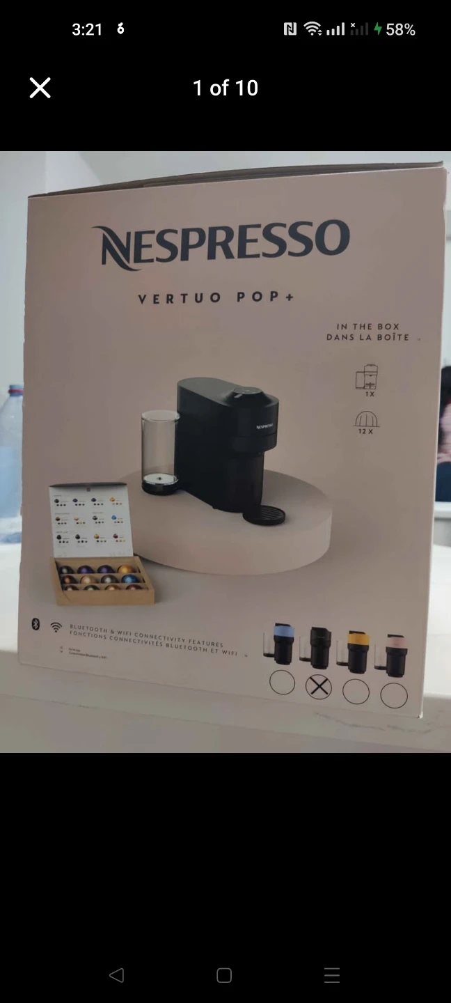Vertuo Pop+ Liquorice Black