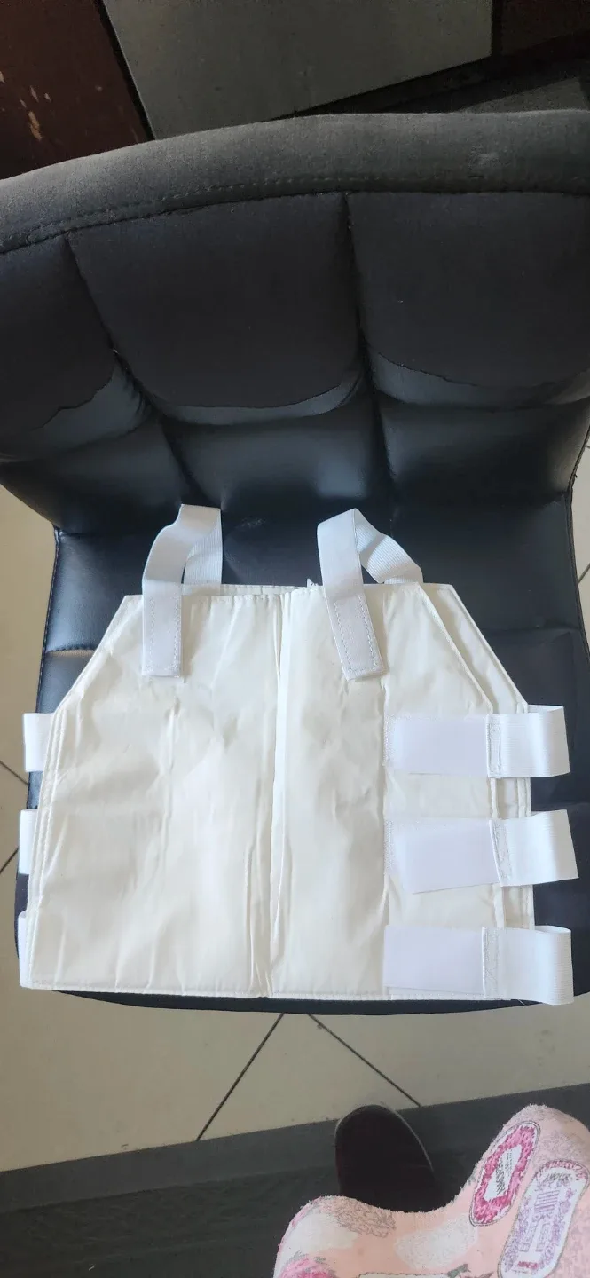 White Posture Corrector Vest