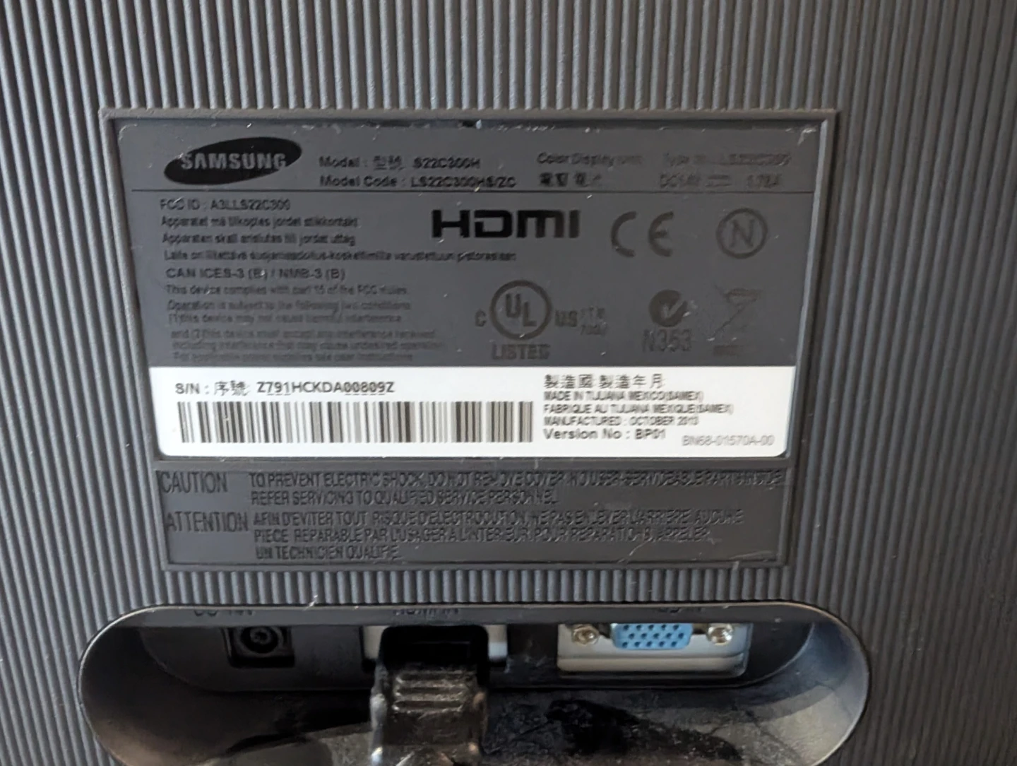 21 INCH Samsung monitor with DVI connector - photo 4