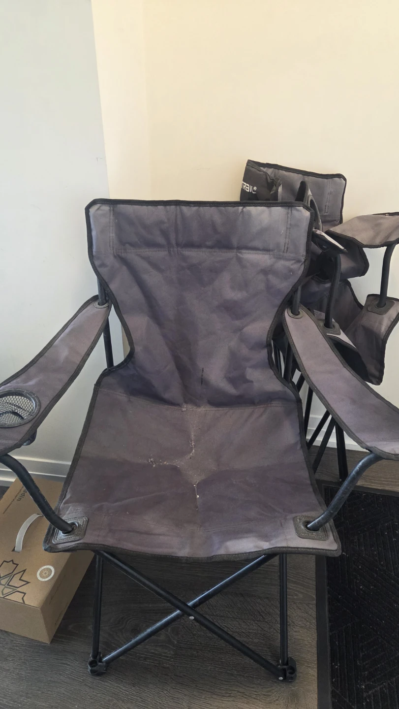 Folding Camp Chairs (Set of 2)
