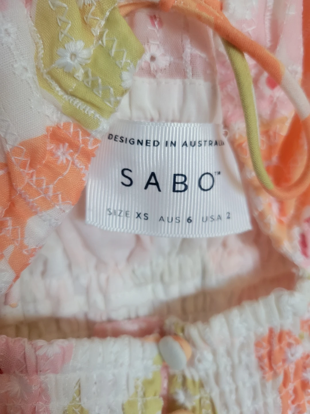 Sabo Skirt Floral Mini Dress XS - photo 5