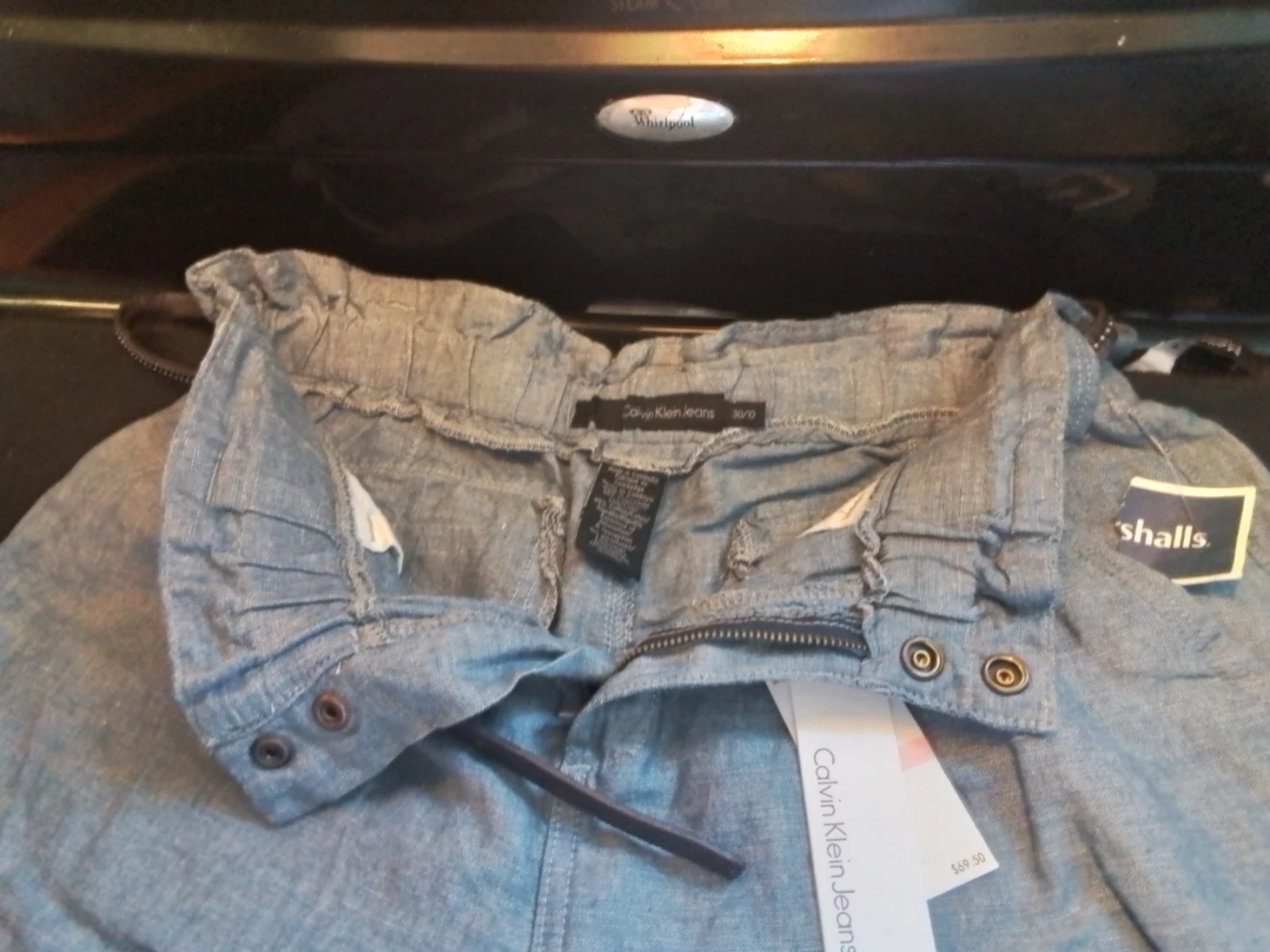 Calvin Klein Jeans Women's Linen Blend Pants - photo 4
