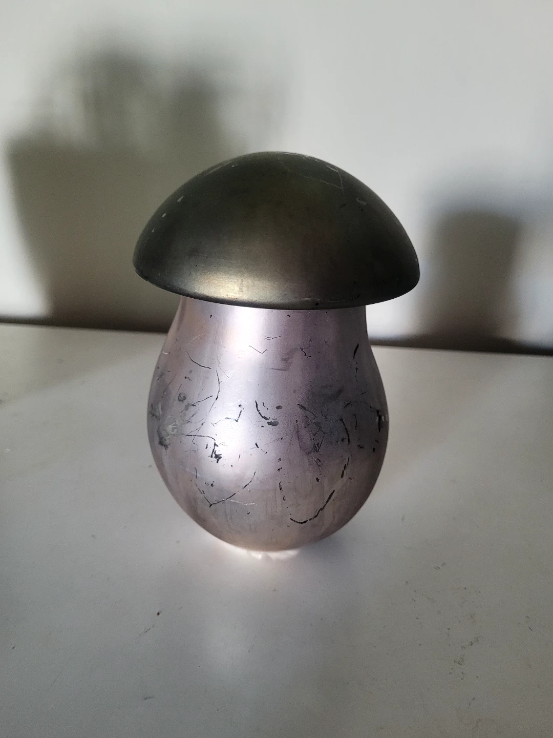 Anthropologie Mushroom Candle - Leather & Leaves, Bingo