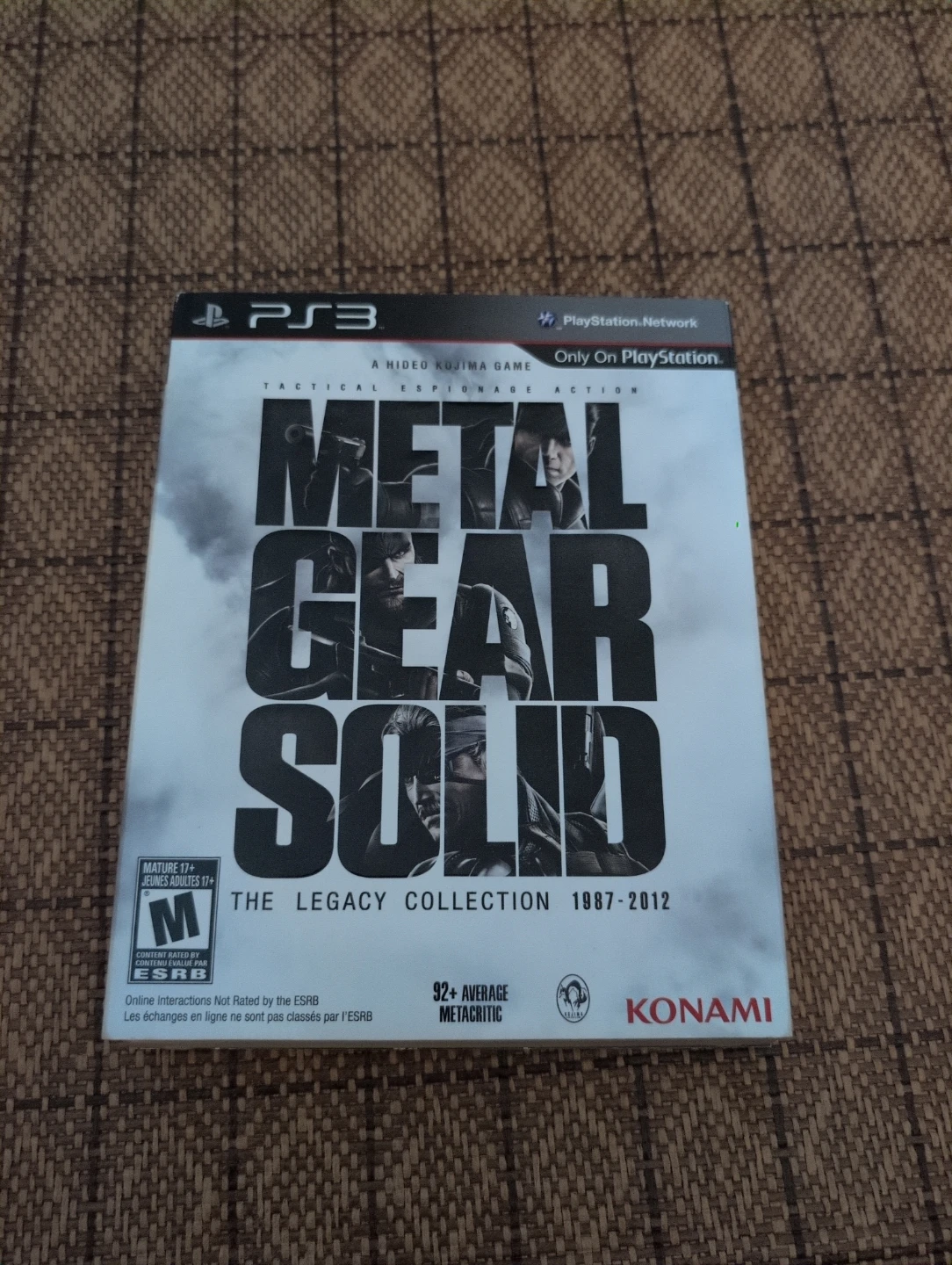 Metal Gear Solid: The Legacy Collection 1987-2012 PS3 Game