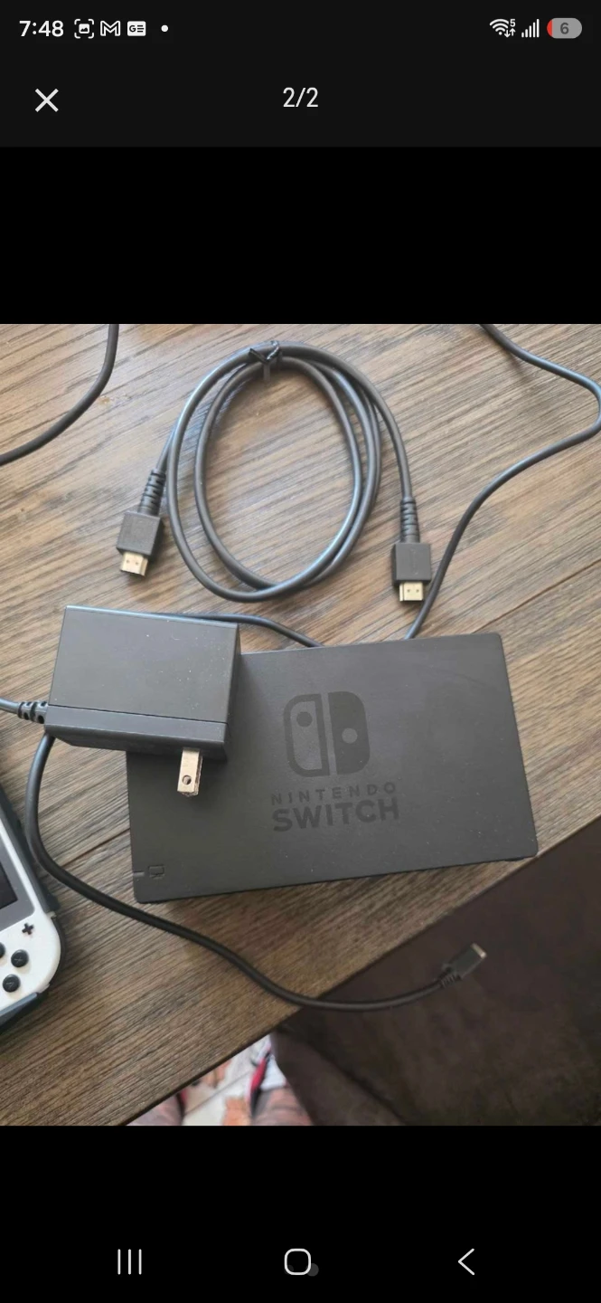 Nintendo Switch oled Dock and AC Adapter plus switch lite - photo 2