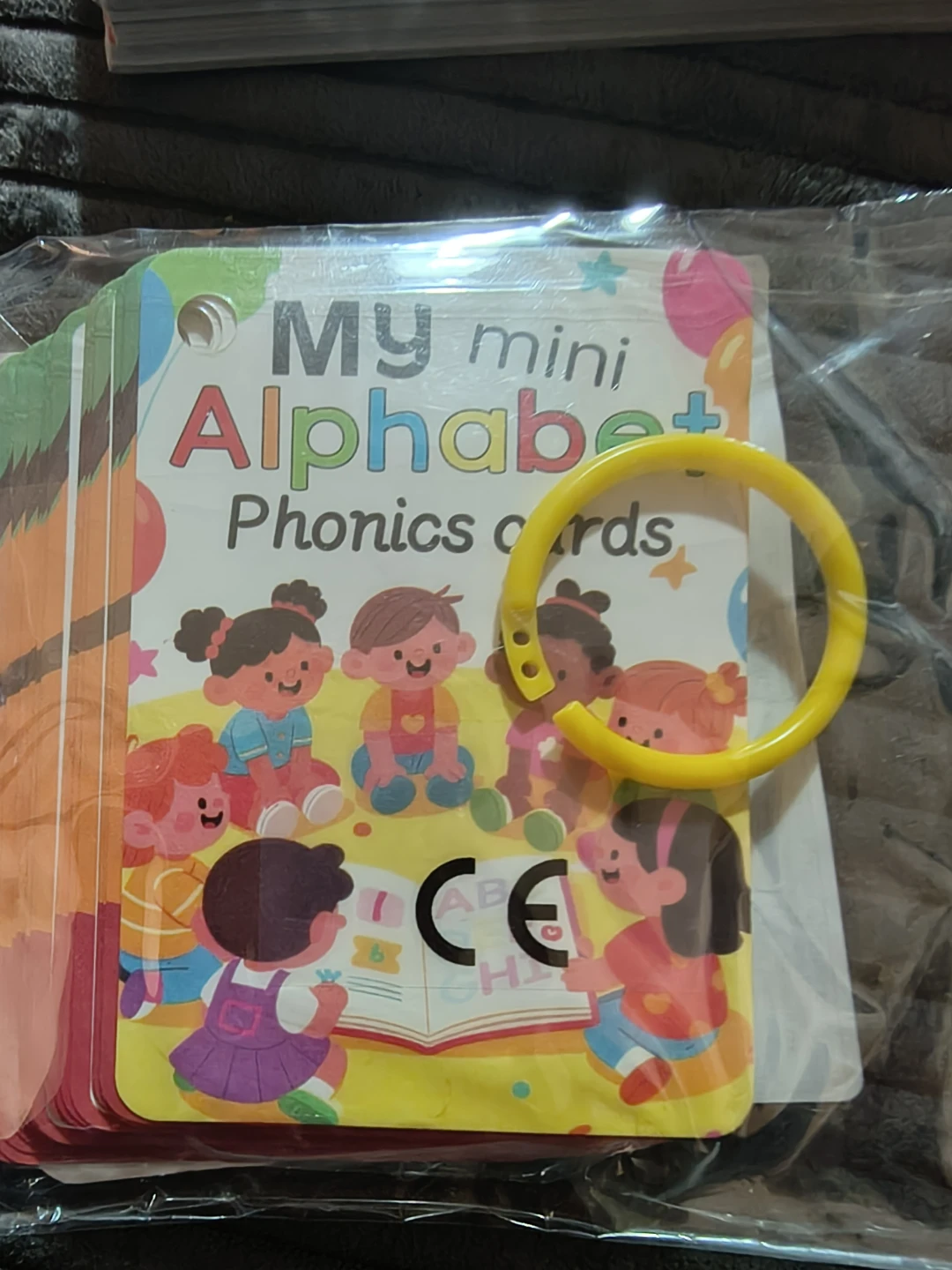 My mini Alphabet Phonics Cards with Ring