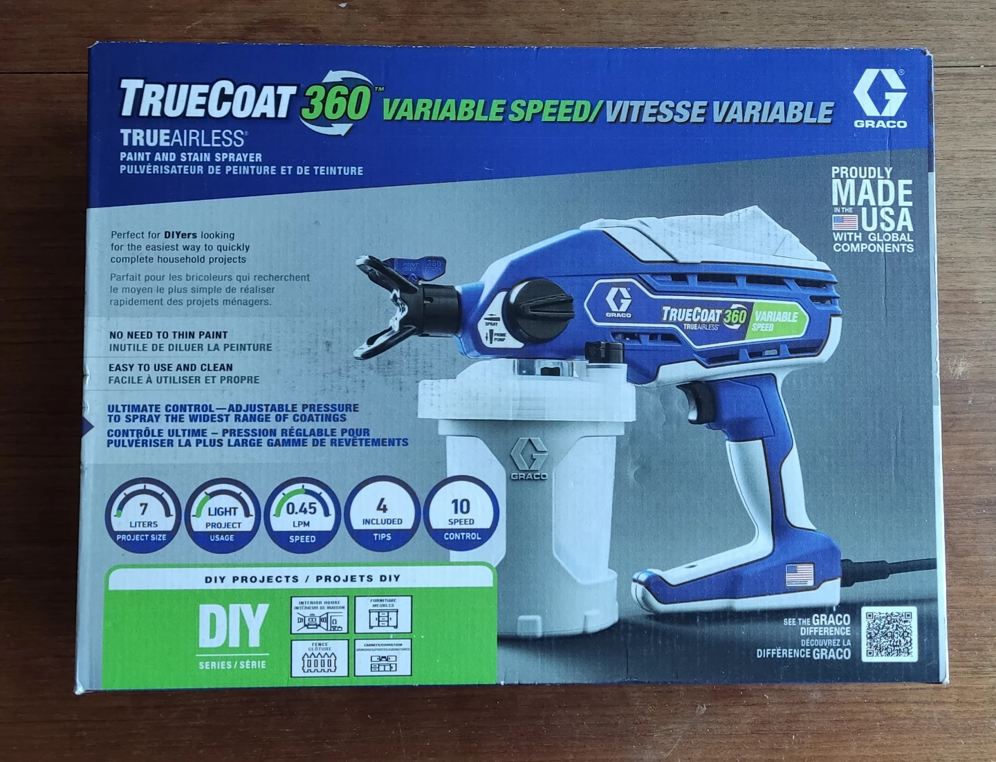 Spray Paint Graco TrueCoat 360 Variable Speed Paint Sprayer DIY