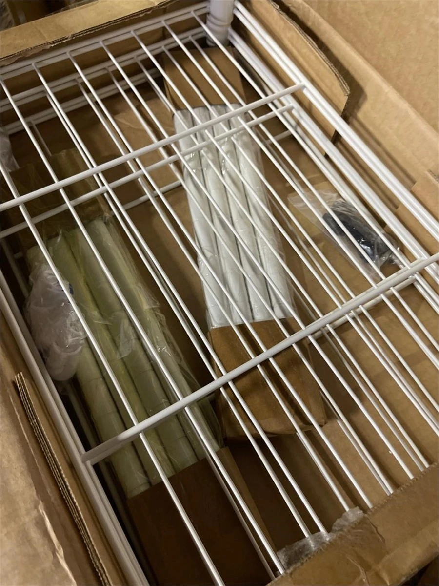 3-Tier White Wire Shelving Unit - photo 4