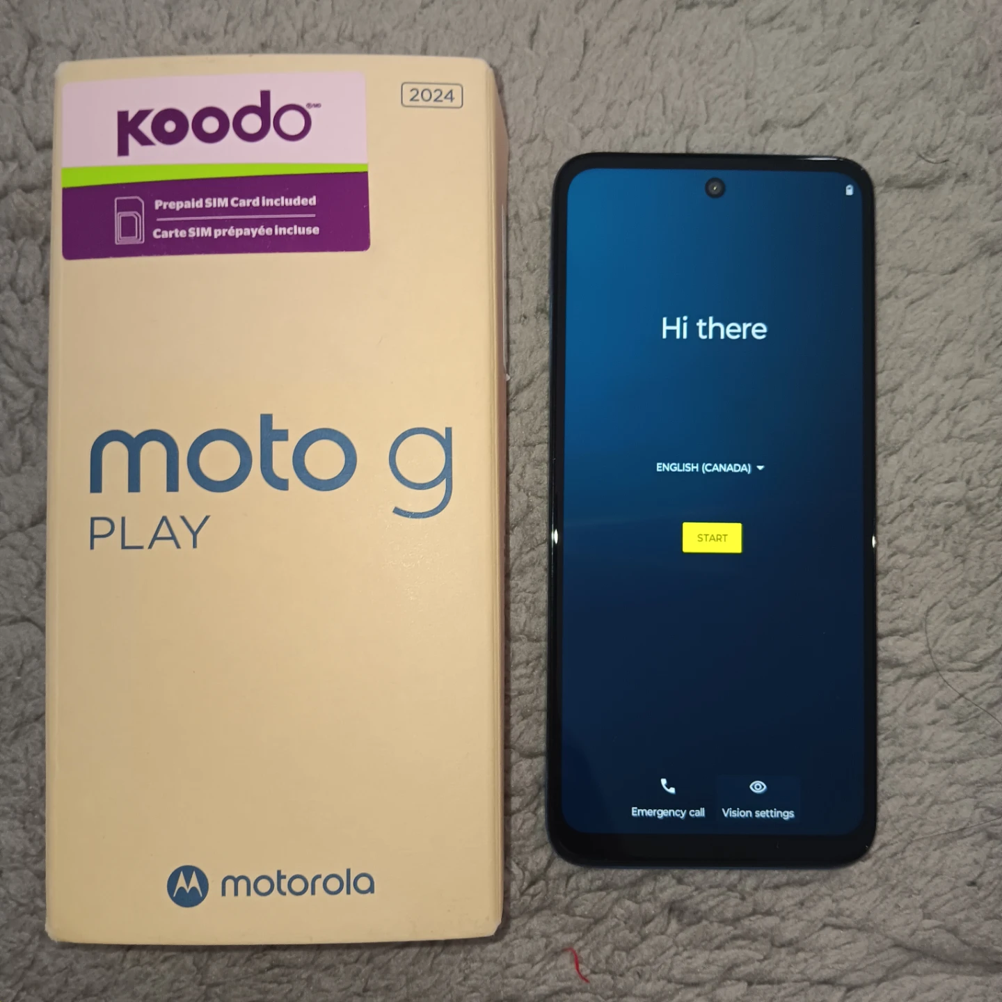 Motorola Moto G Play 2024 Smartphone - Sapphire Blue