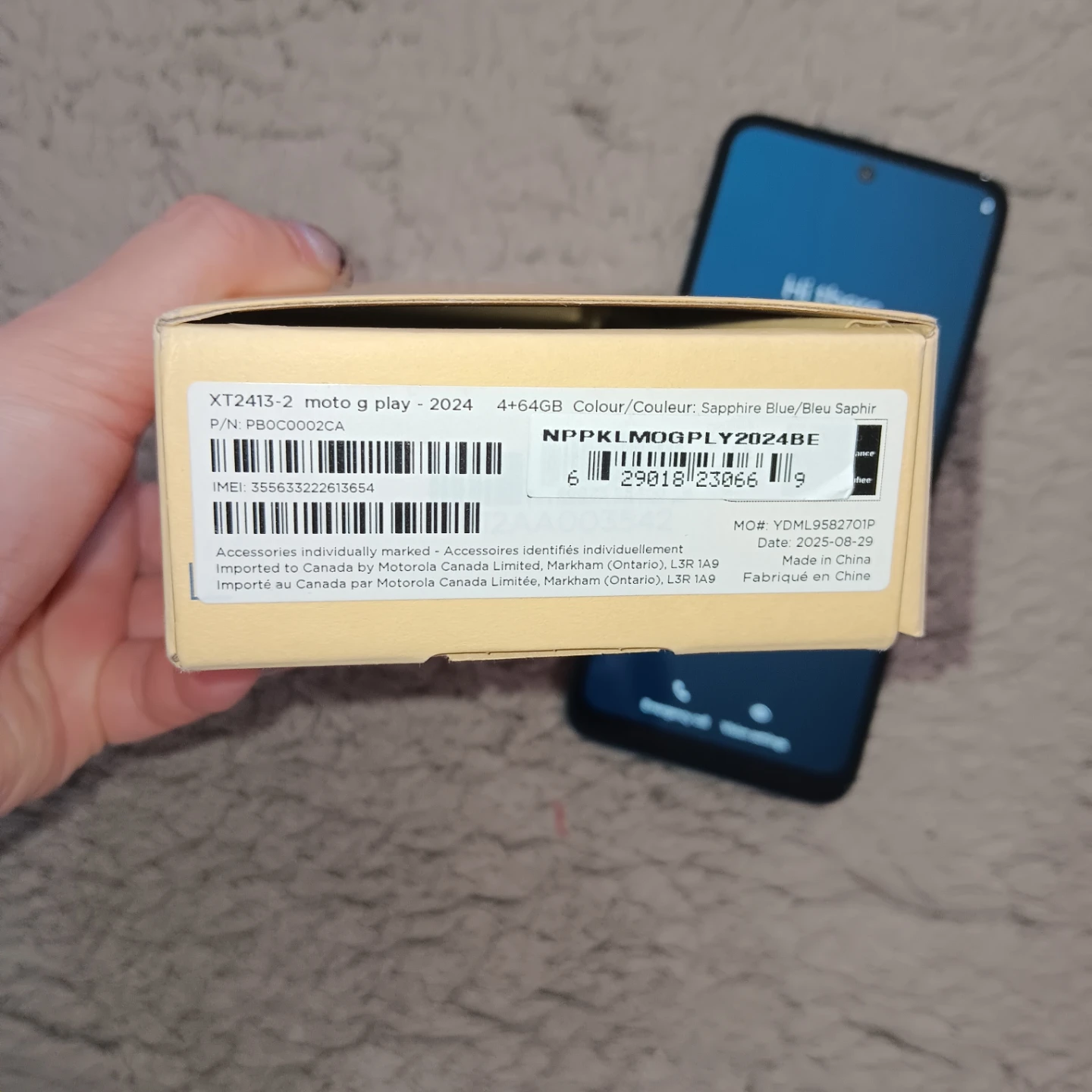 Motorola Moto G Play 2024 Smartphone - Sapphire Blue - photo 4