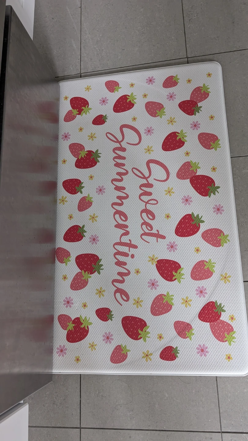 Sweet Summertime Strawberry Anti Gel foam Kitchen Mat - photo 2