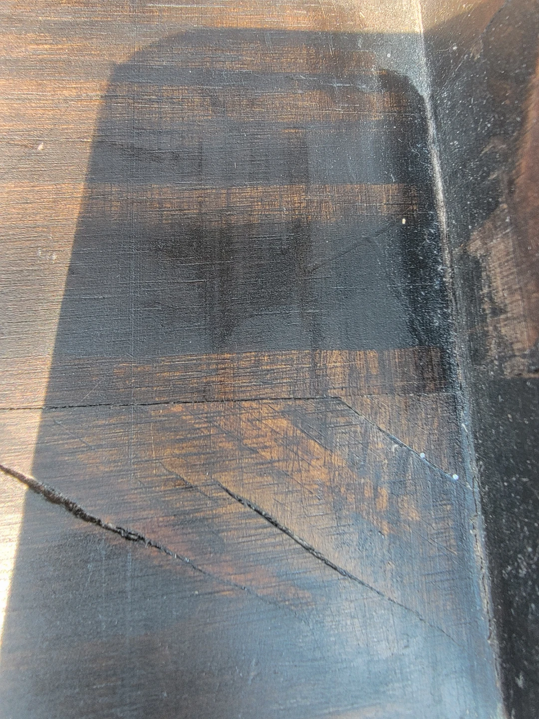 Custom Dark Wood stain Bookshelf - photo 2