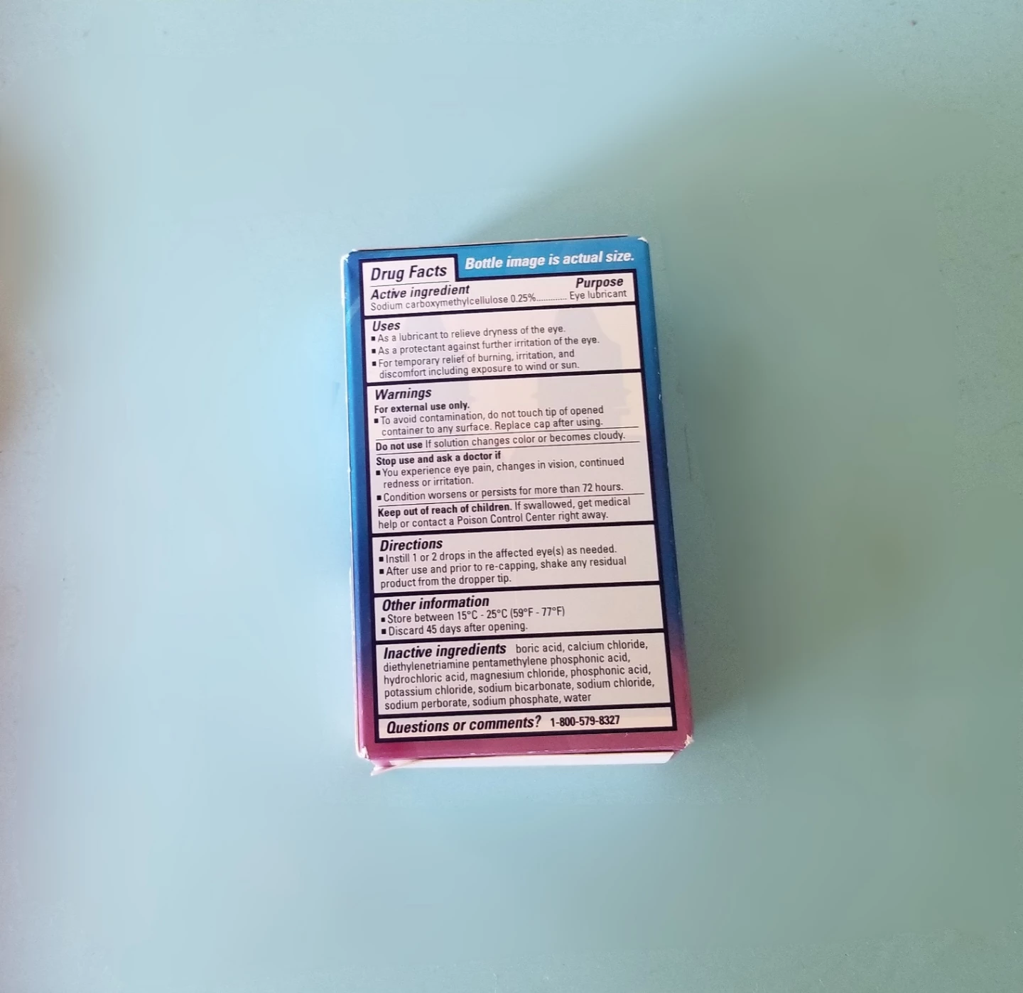 NEW TheraTears Lubricant Eye Drops, Dry Eye Therapy, Twin Pack - photo 3