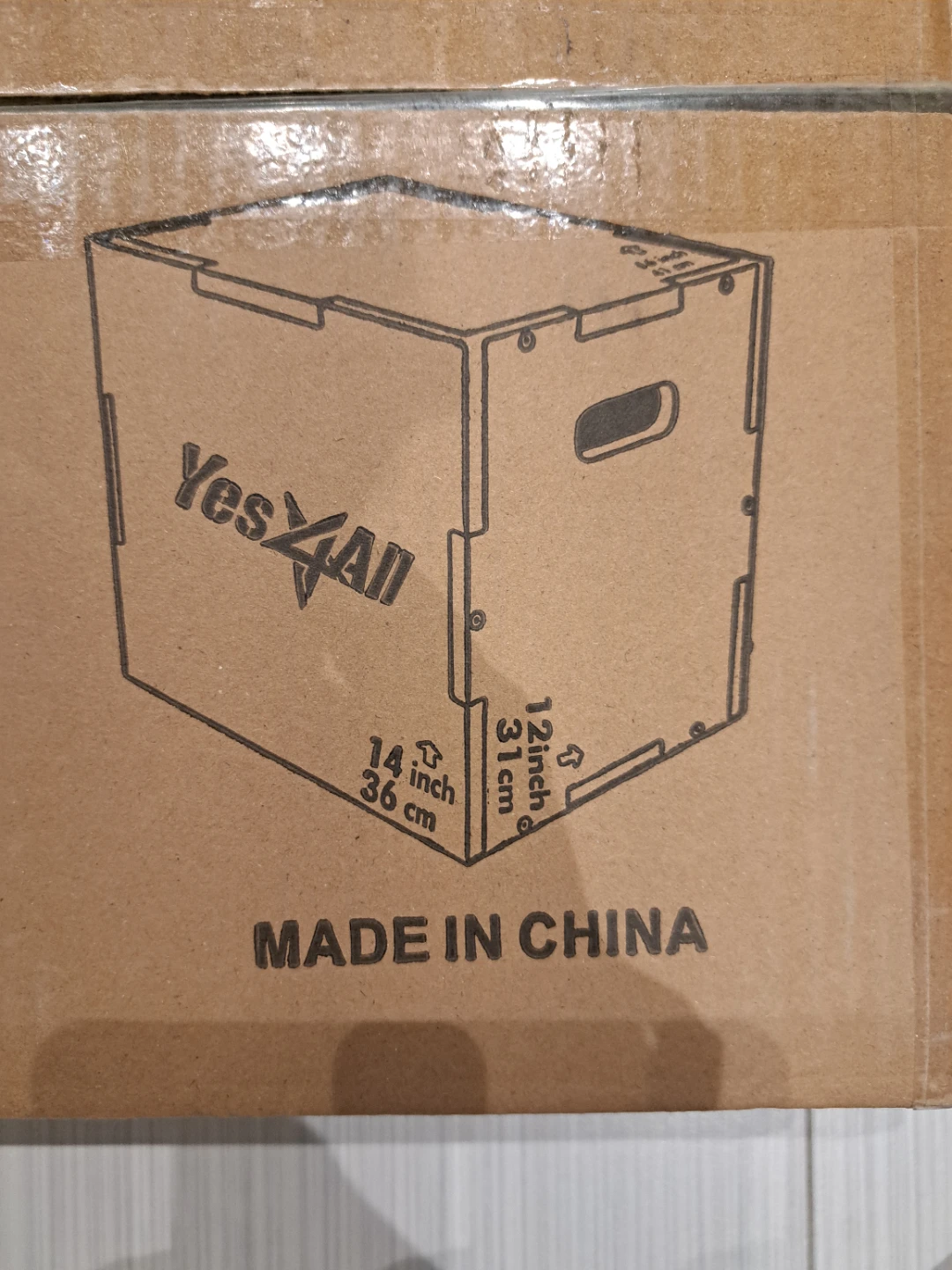 Yes4All Wooden Plyo Box - 16" x 14" x 12" - photo 3