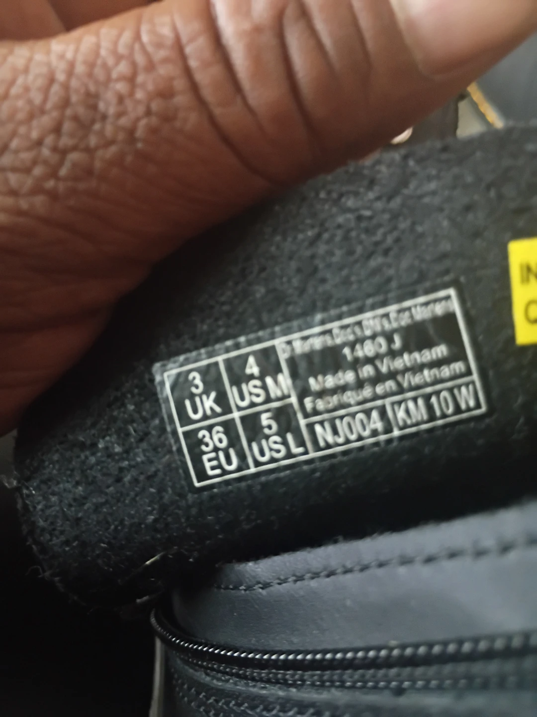Dr. Martens Black Leather Boots