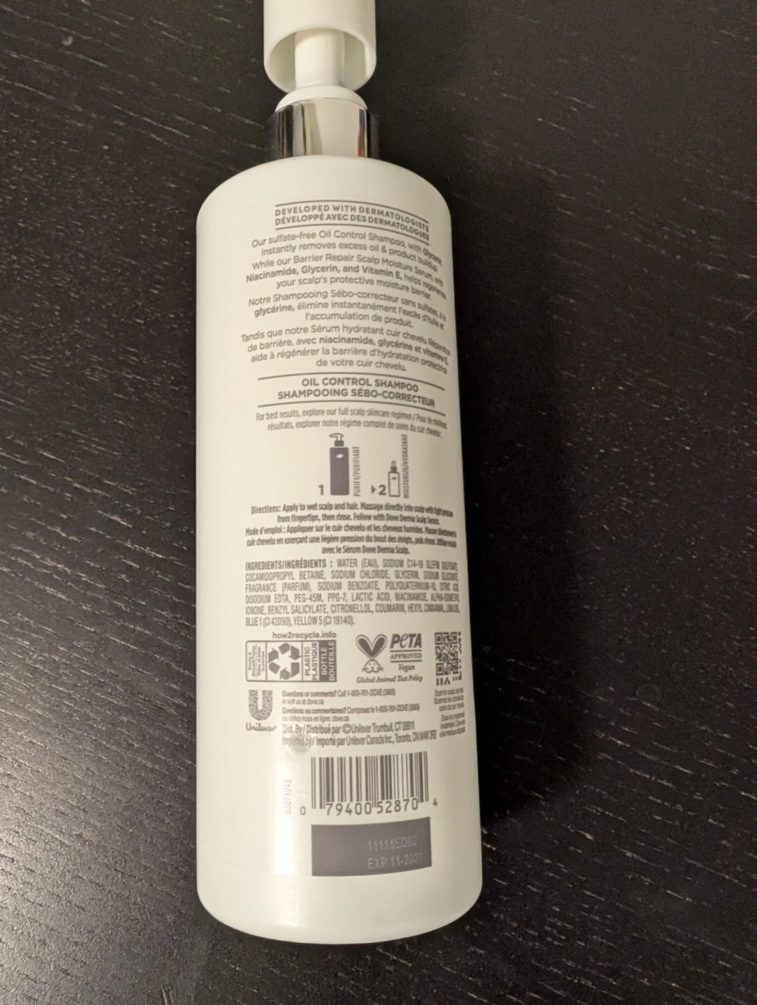 Dove DermaScalp Oil Control Shampoo 473 mL - photo 2