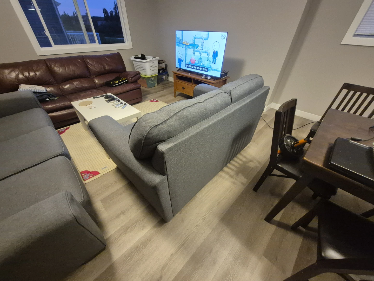 Grey Fabric Sofa - photo 4