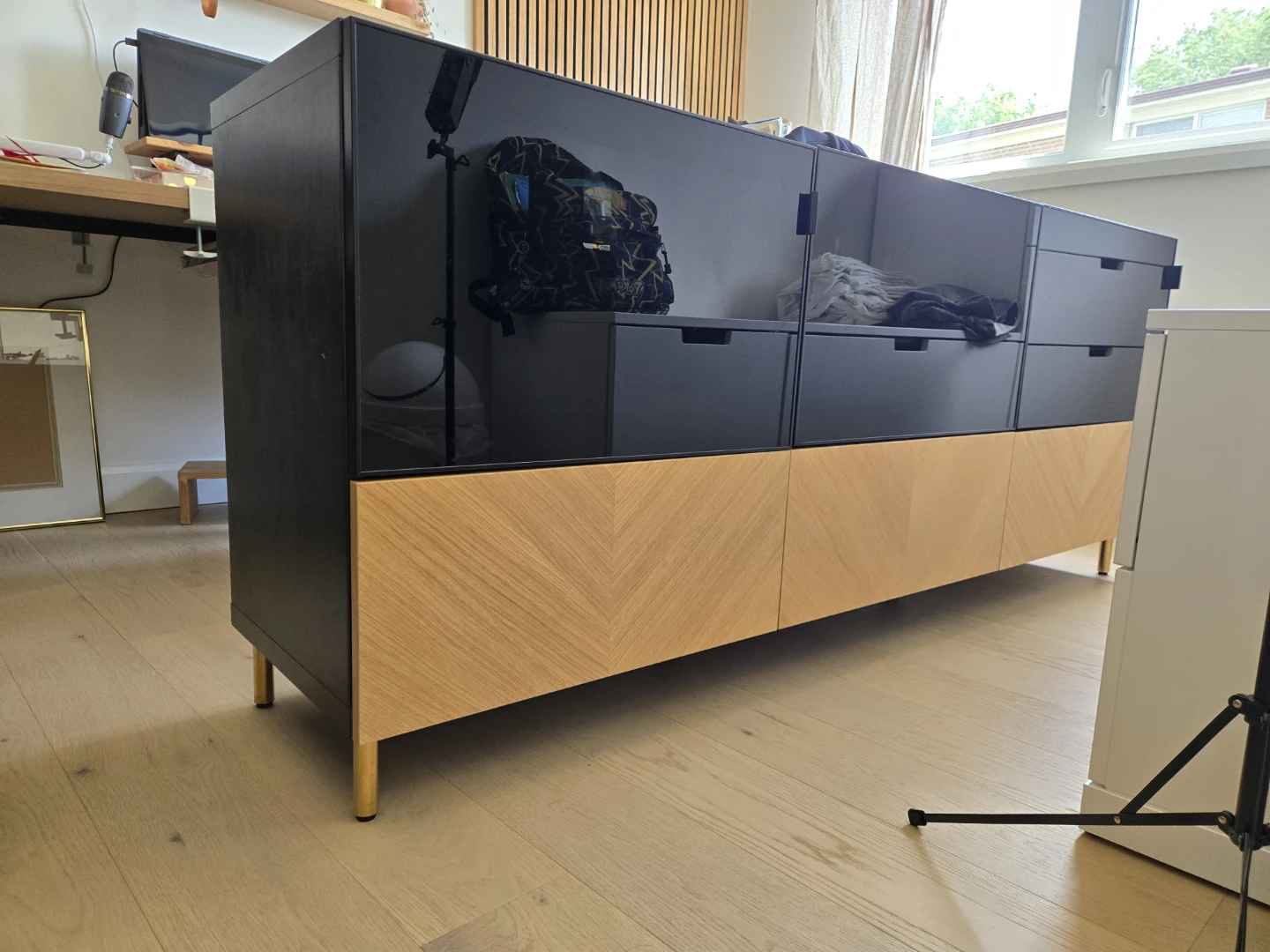 Ikea besta tv storage bench