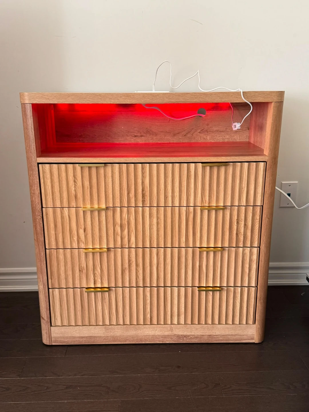 Wooden Dresser with LED Lights - photo 4