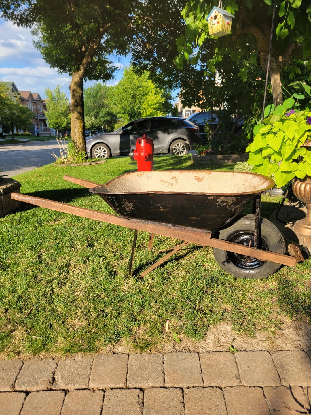 Steel Wheelbarrow heavy-duty,  big wheel - photo 2