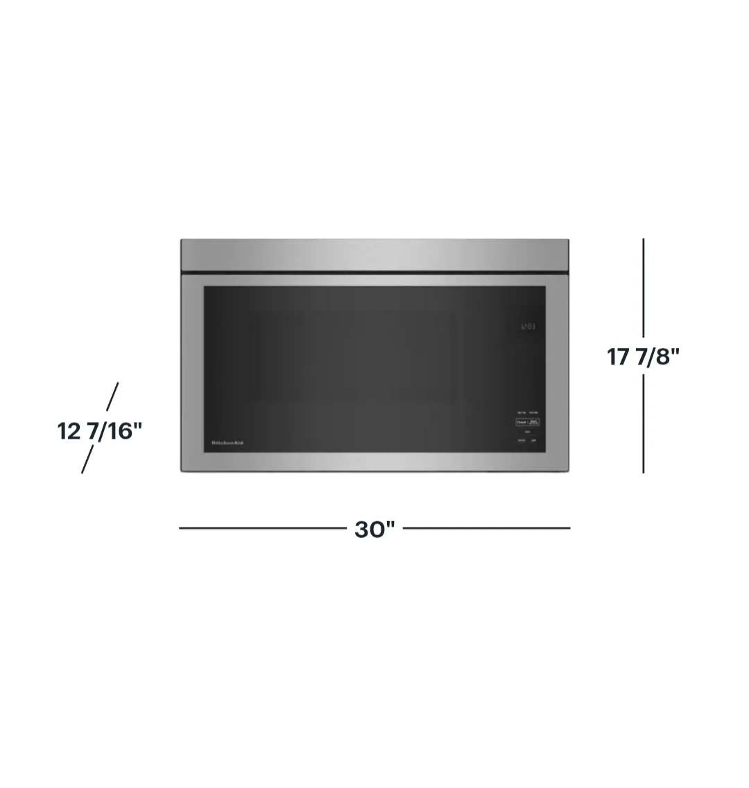 KitchenAid 30" Stainless Steel Over-the-Range Microwave - photo 3