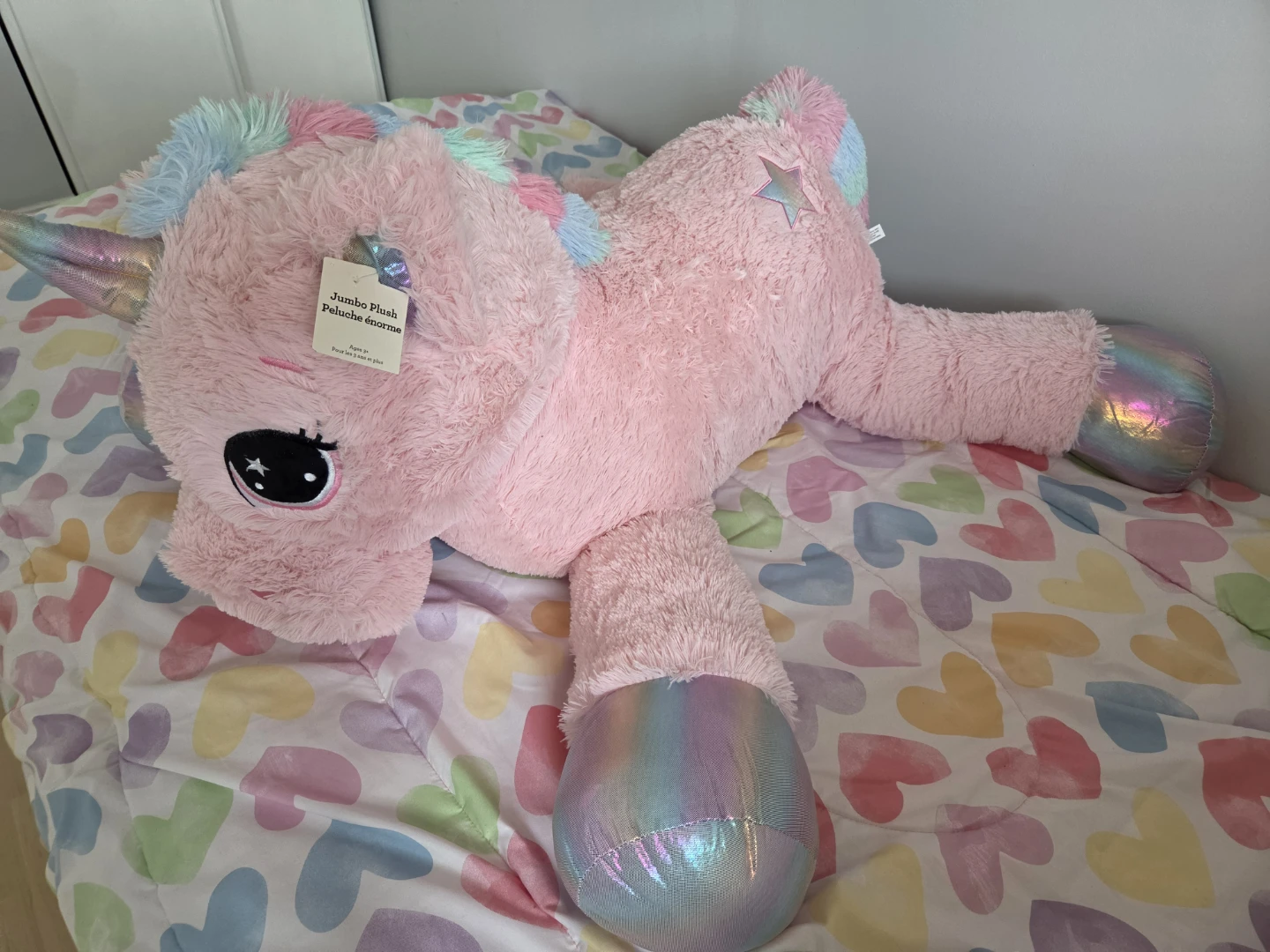 NWT Jumbo 44" Pink Unicorn Plush