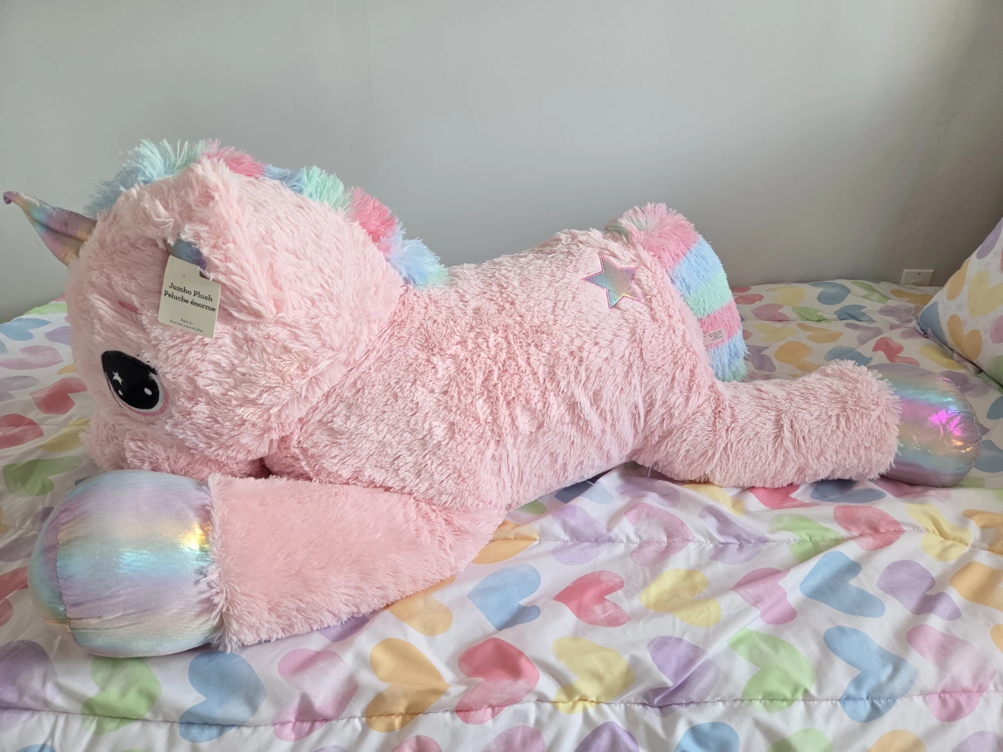 NWT Jumbo 44" Pink Unicorn Plush - photo 2