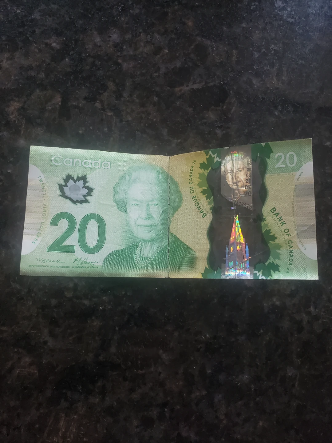 Canadian $20 Bill Serial Number Ending in 666 - photo 2