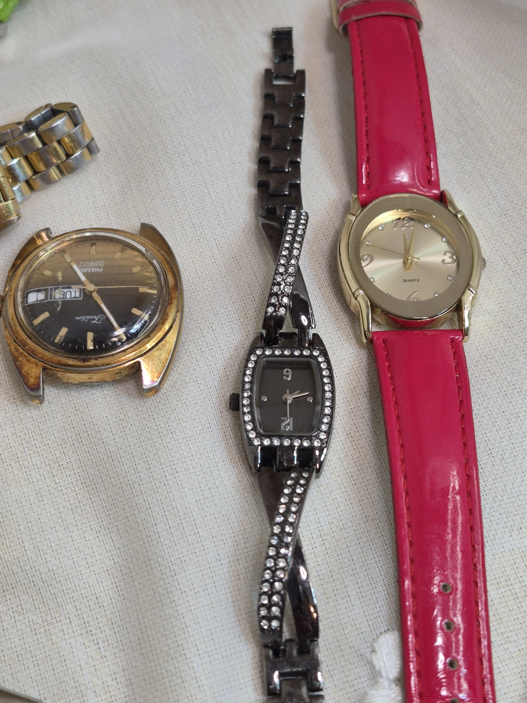 Mix Misc. Lot of 10 Watches, Working Not Working Parts - photo 3