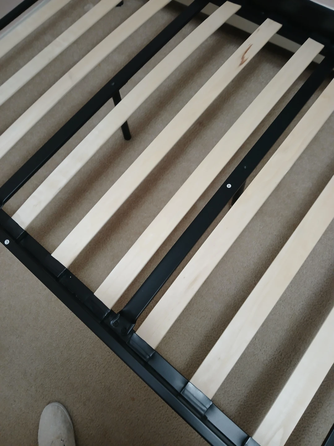 Black Metal Bed Frame - Serious Inquires Only - photo 2
