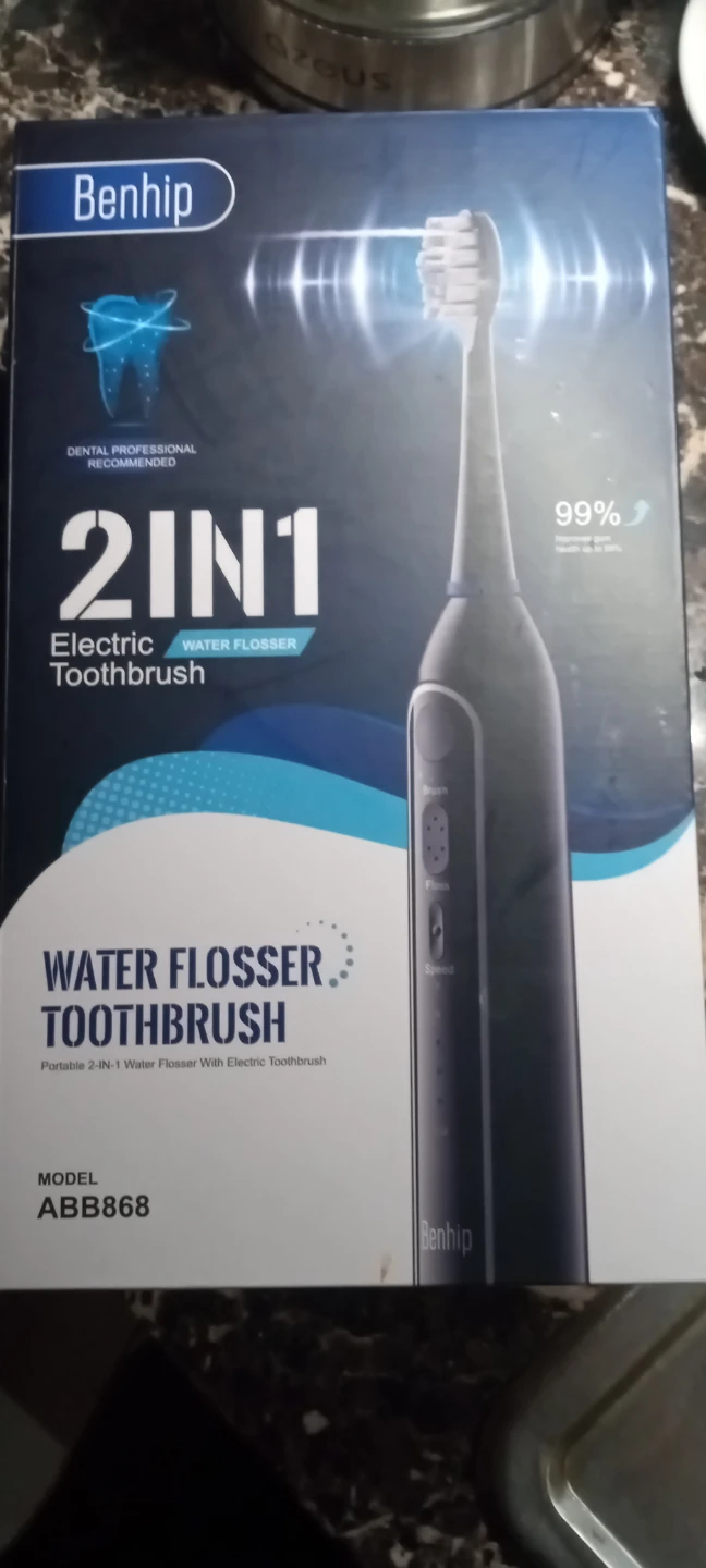 Benhip 2-in-1 Electric Toothbrush & Water Flosser ABB868 - photo 2