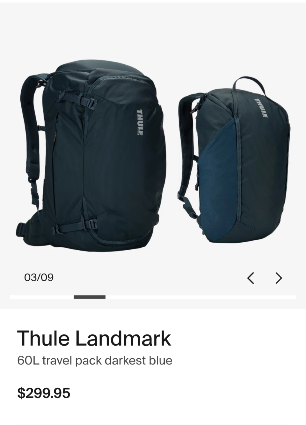Thule Landmark travel backpack - photo 3