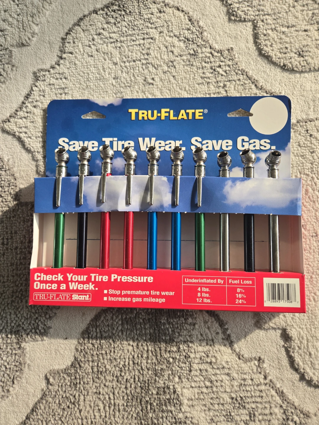 Tru-Flate Tire Pressure Gauge Set