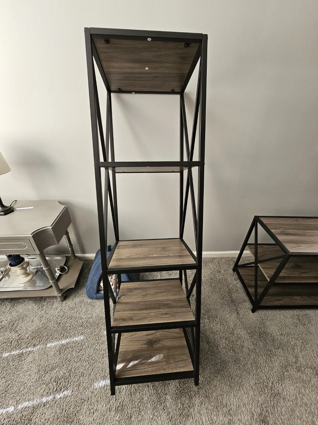 Tall Industrial Bookshelf