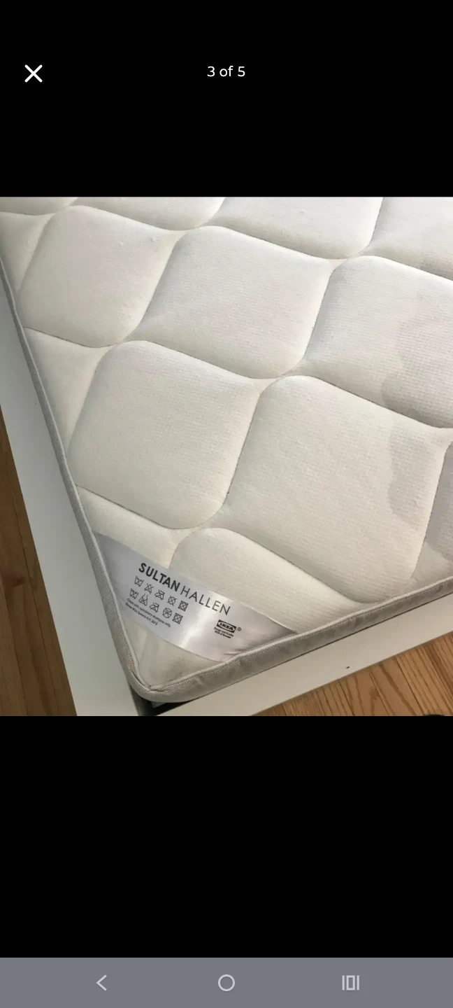 IKEA SULTAN HALLEN Mattress Double / Full Size. - photo 3