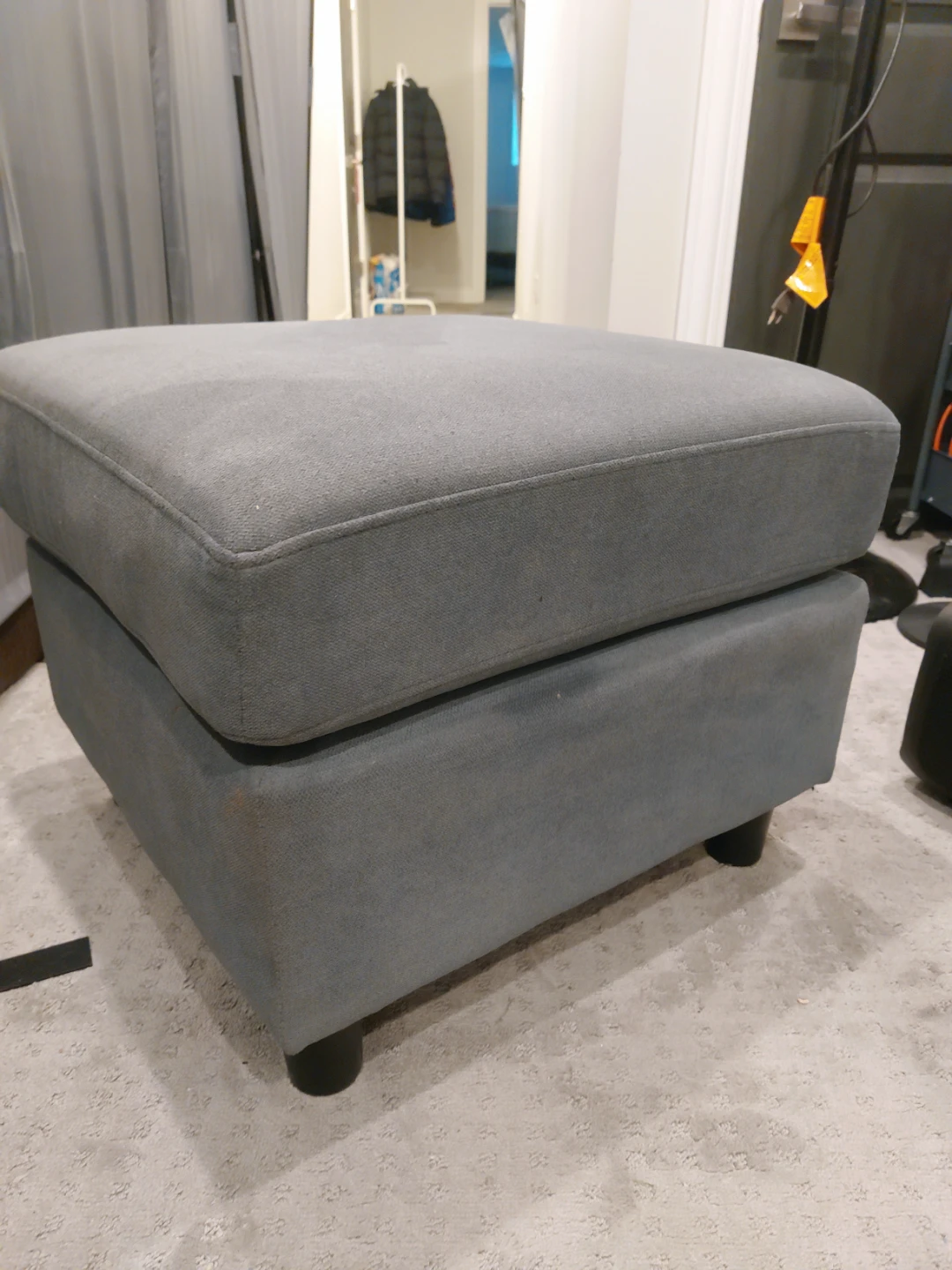 Gray Ottoman Footrest - photo 2