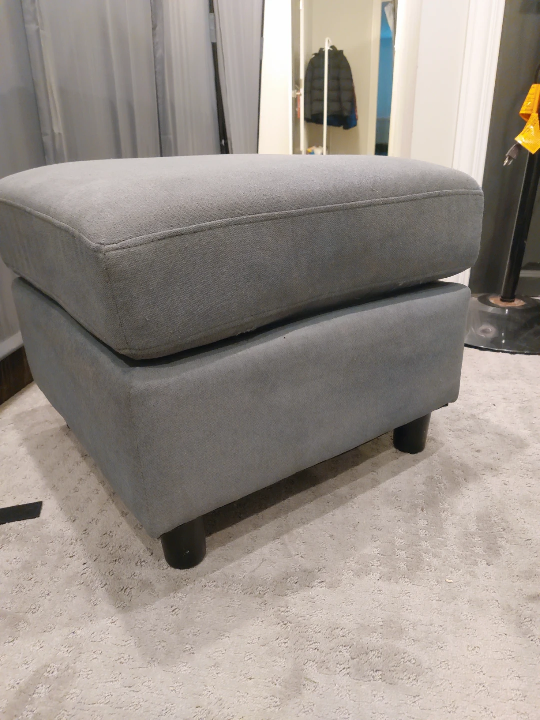 Gray Ottoman Footrest - photo 3