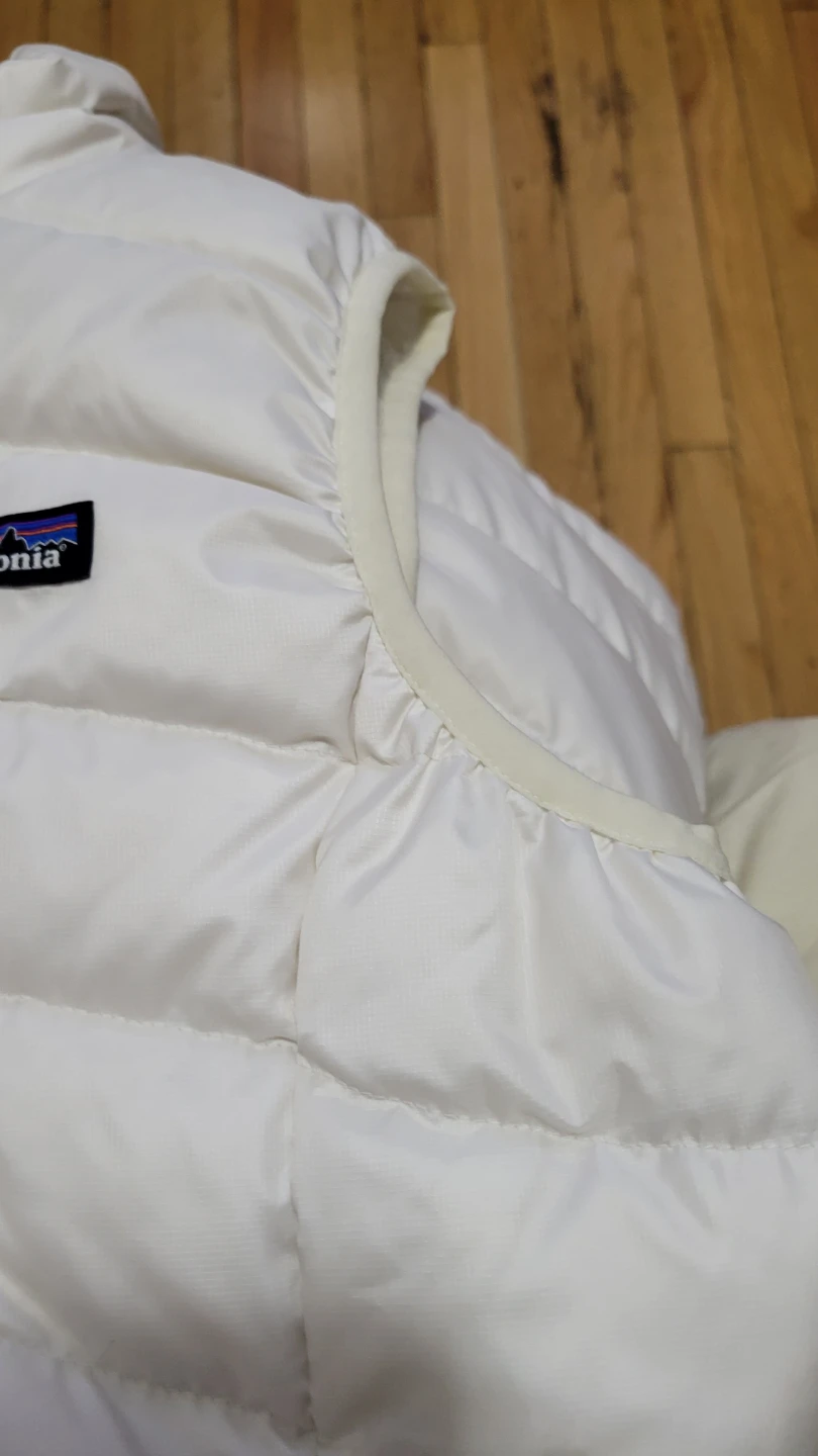 Patagonia Puffer Vest White Size 14-16 (XL) - photo 3