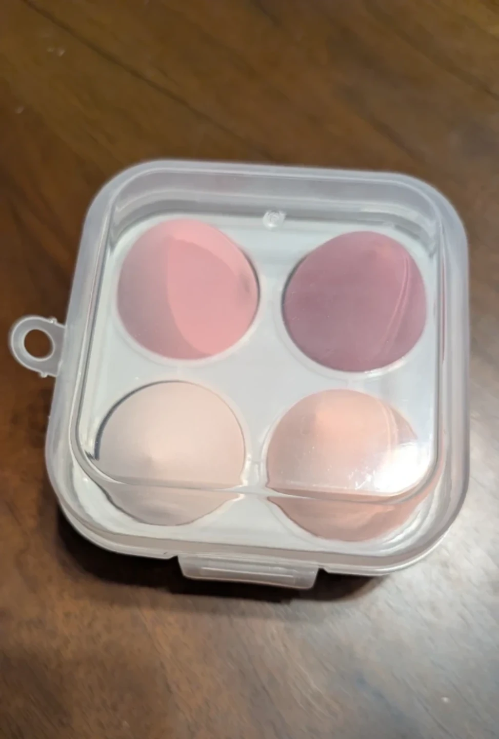 4 Piece Makeup Sponge Set with Case