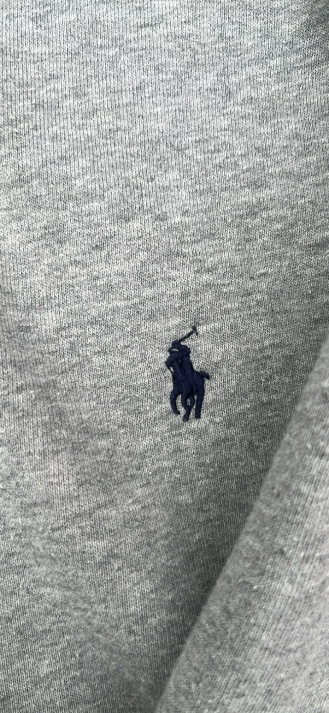 Polo Ralph Lauren Grey Zip-Up Hoodie - M (10-12) - photo 3