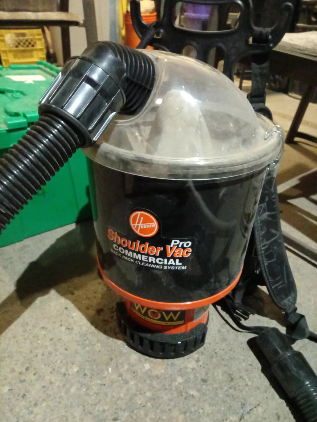Hoover Shoulder Vac Pro Commercial Backpack Vacuum
