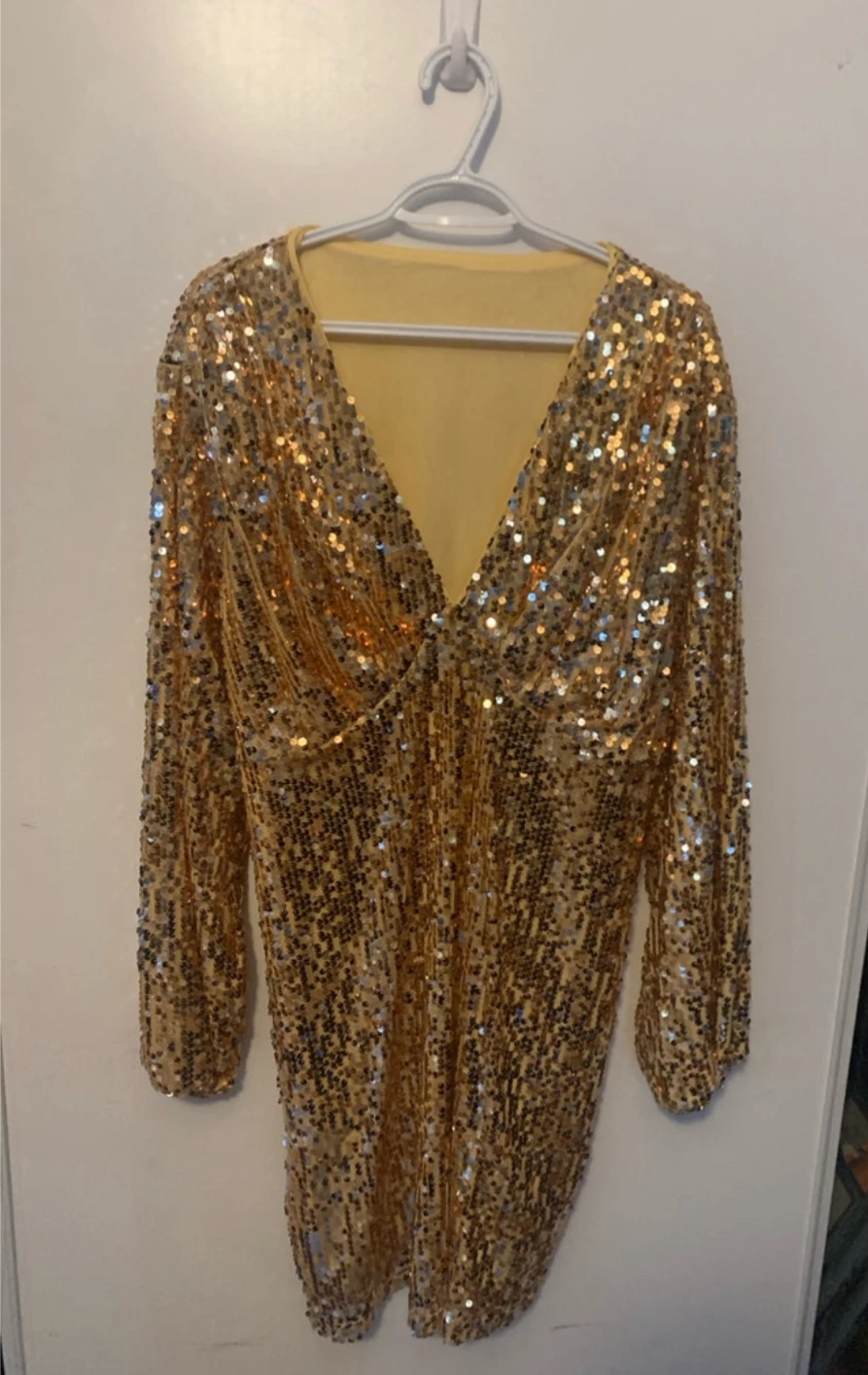 Gold Sequin Dress - Size XL/1X