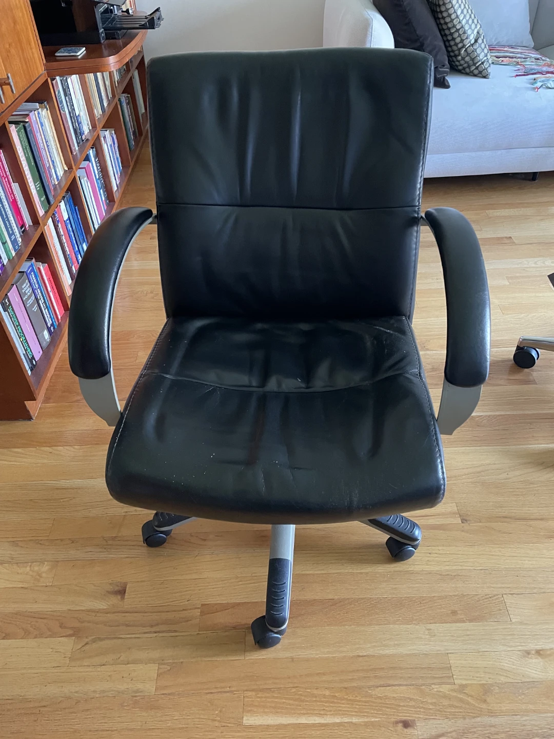 Black Leather Office Chair